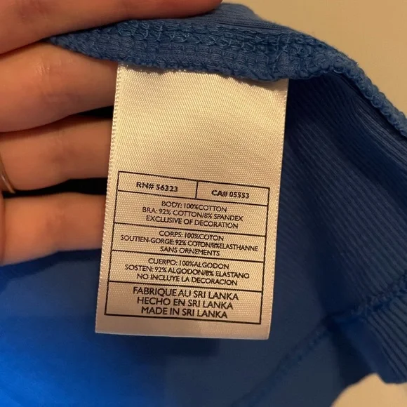 SOLD Nike | Ribbed Racerback Tank with Shelf Bra Size Large - Picture 5 of 5